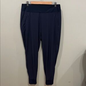 Athleta Navy Jogger Pants Size 12